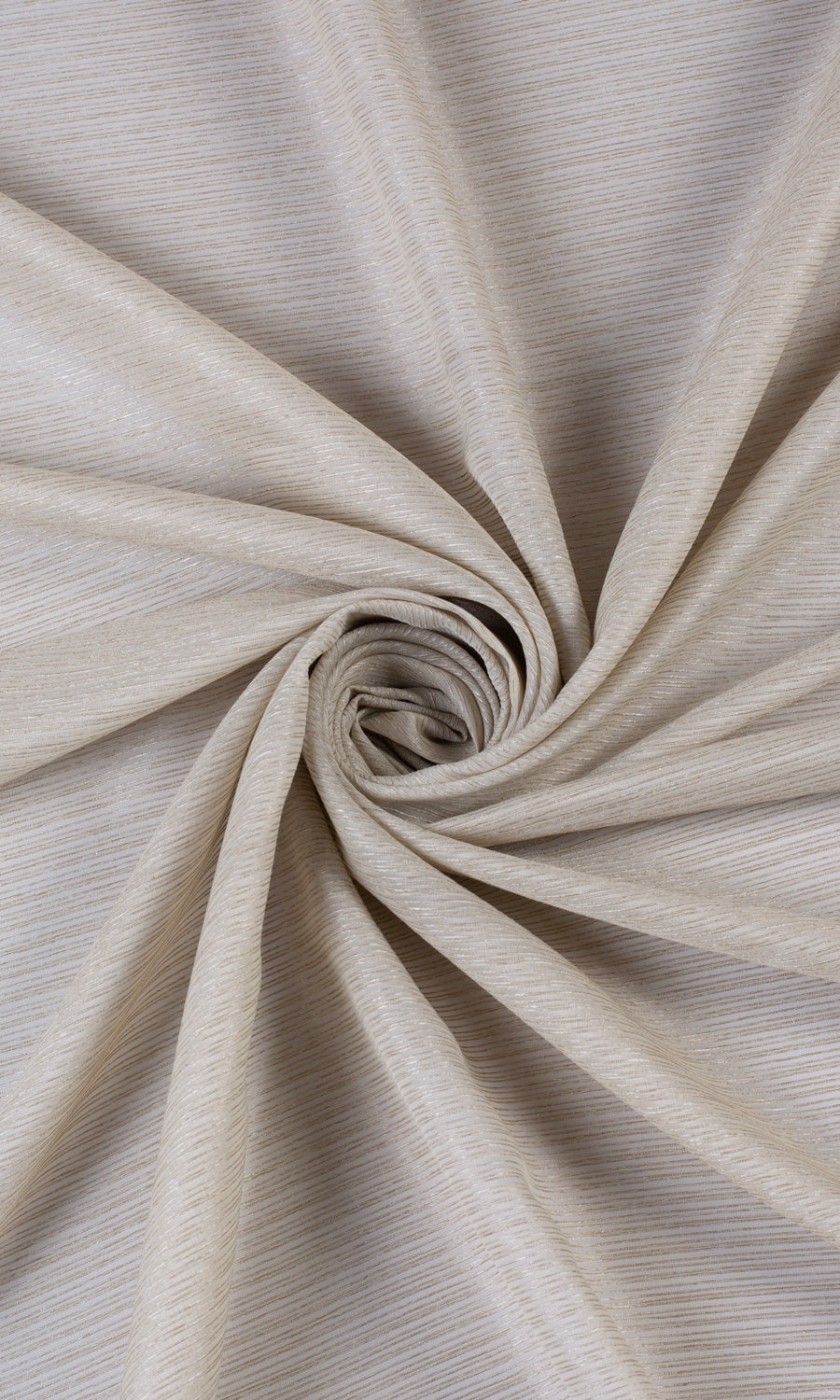 Striped Sheer Drapes for Living, Bedroom, Kitchen, Bathroom (Sand Beige)