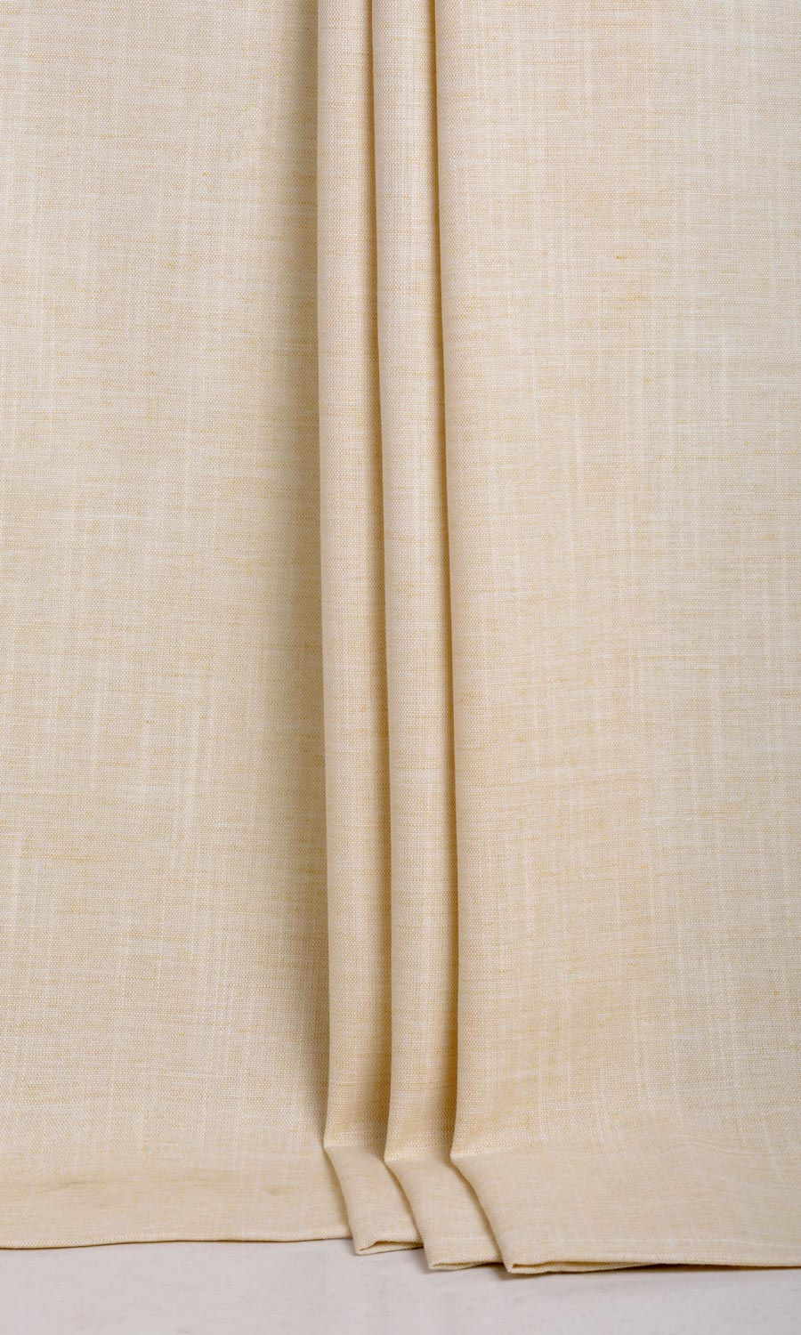 Plain Linen Texture Curtain Panels (Pale Beige) Extra Long Short Wide