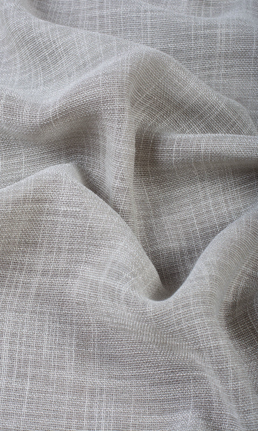 Textured Sheer Custom Curtains (Smoke Gray)