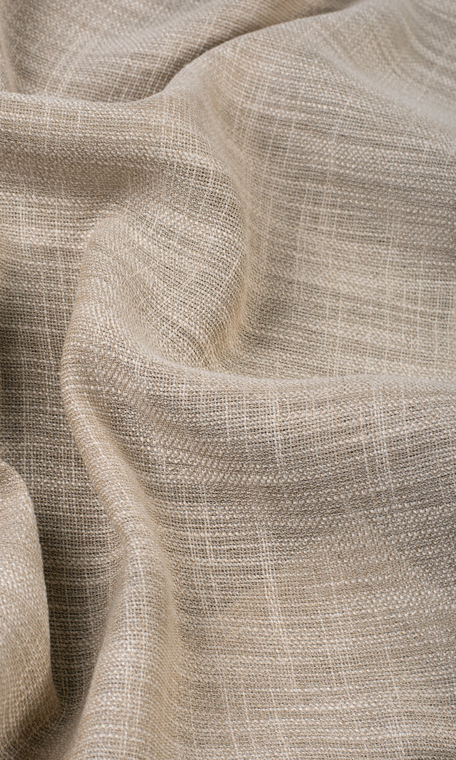 Textured Sheer Custom Curtains (Biscotti Beige)