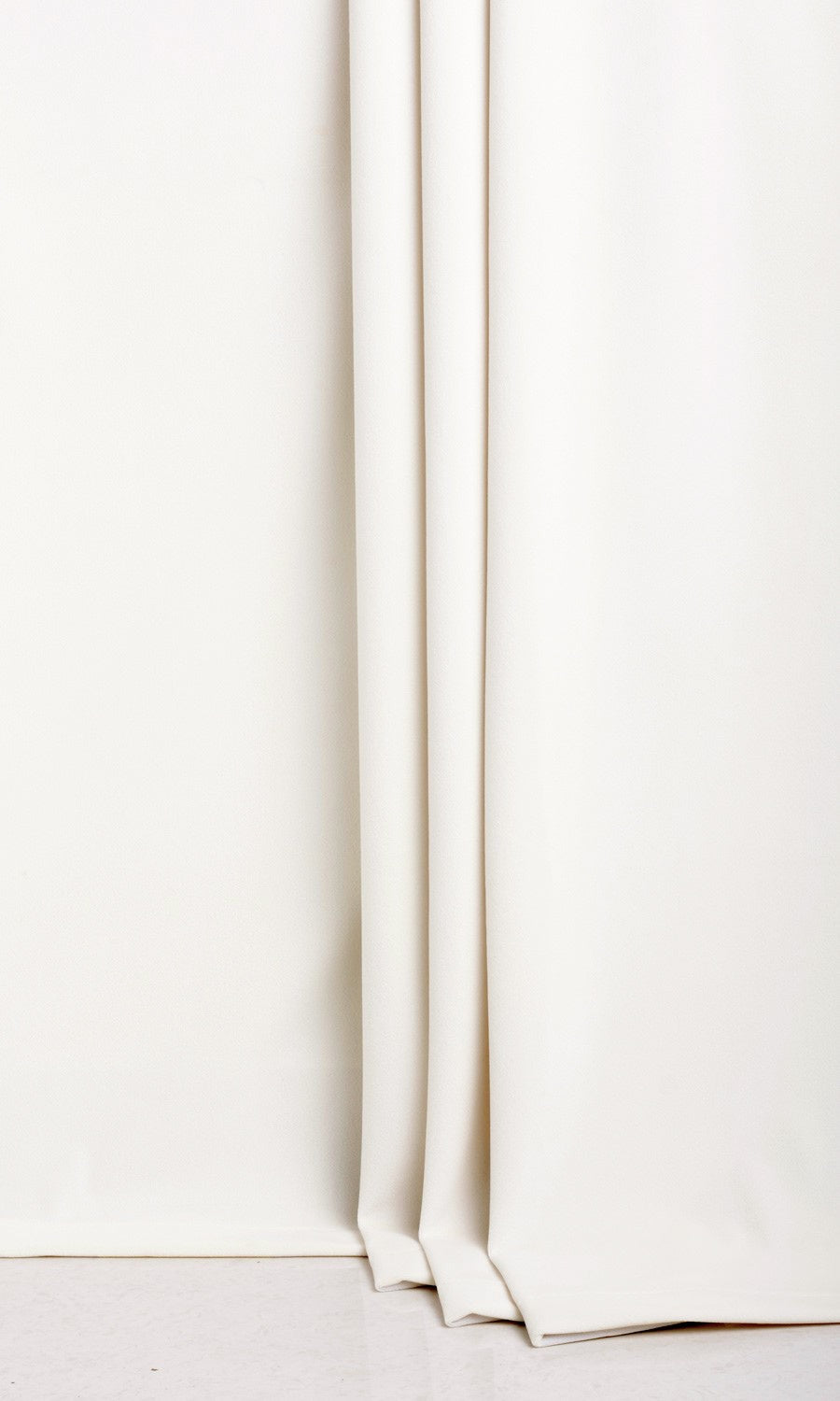 Velvet Window Curtains (White) Extra Long Short Wide
