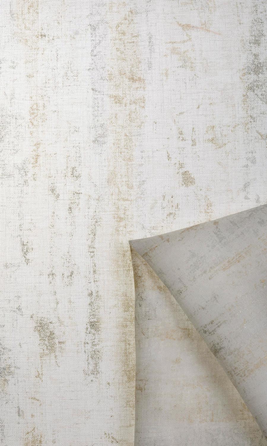 Printed Sheer Curtains / Drapes / Window Drapery Panels (Metallic Golden/ Yellow)