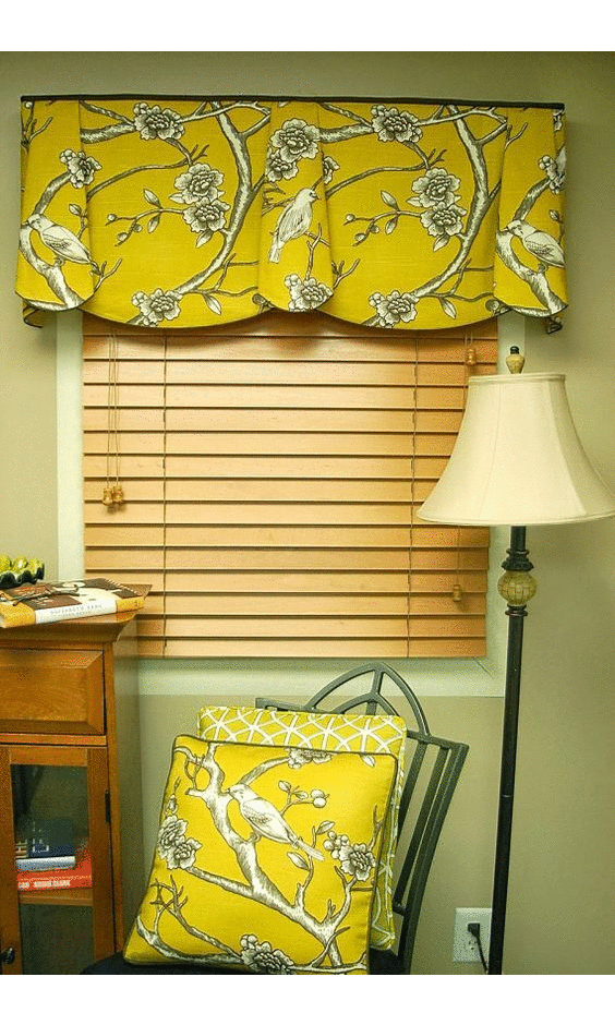 Board Mounted Sheffield Window Valance