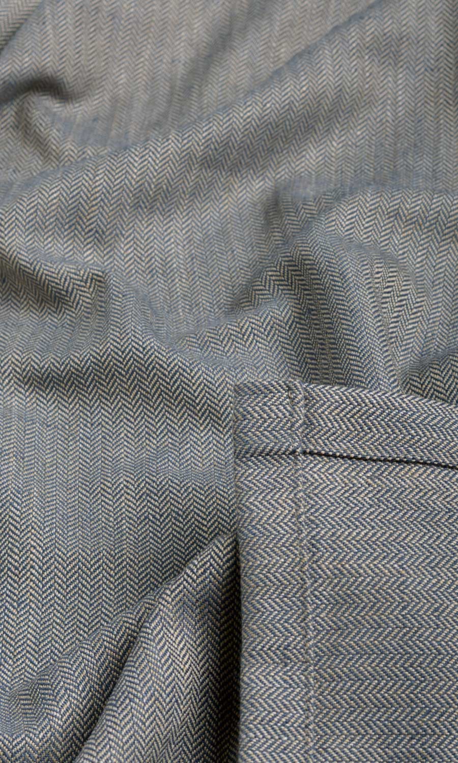 Herringbone Any Size Style Curtains (Navy Blue/ Brown/ Grey)