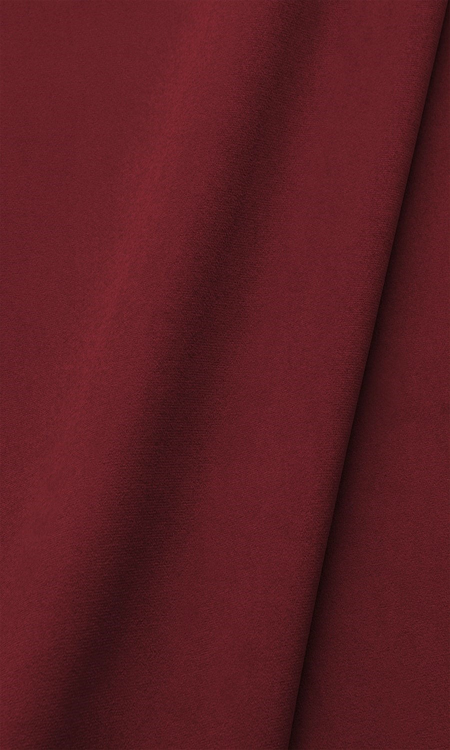 Velvet Curtain Panels for Living, Bedroom, Kitchen, Bathroom (Deep Red)