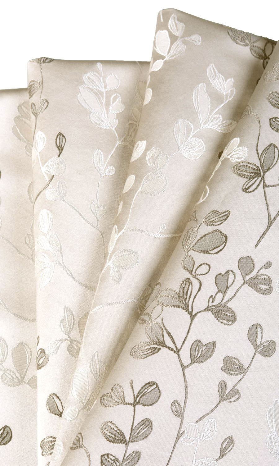 Floral Curtains / Drapes / Window Drapery Panels (Beige/ Brown)