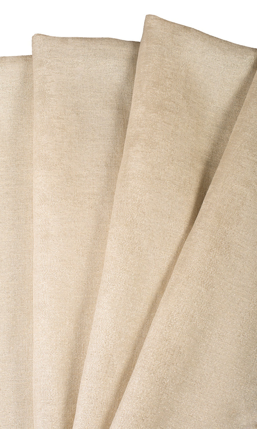 Plain Semi-Sheer Window Curtains (Pale Beige) Extra Long Short Wide