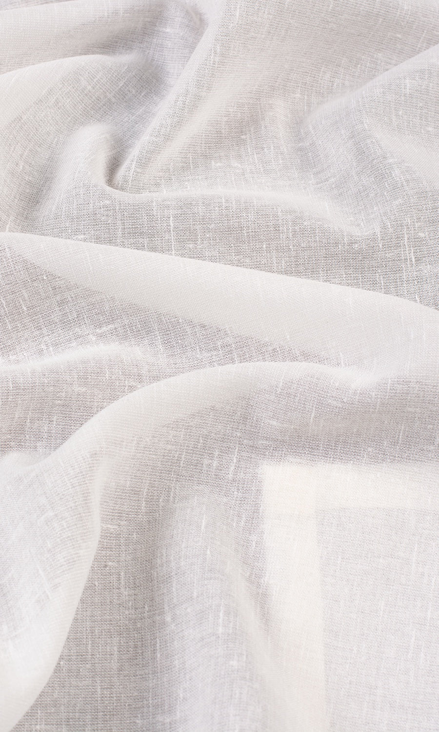 Plain Sheer Curtains / Drapes / Window Drapery Panels (Cream)