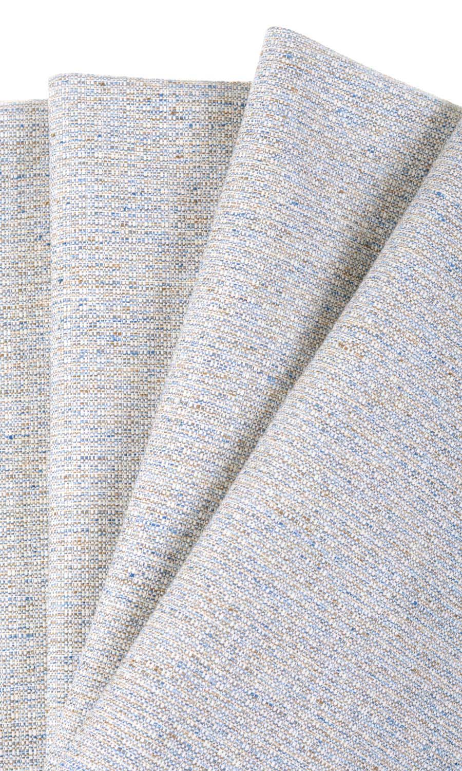 Textured Poly-Cotton Window Curtains (Gray/ White) Extra Long Short Wide
