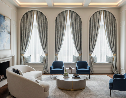 Curved & Arched Window Treatment Ideas: Top Tips to Nail Flair & Function