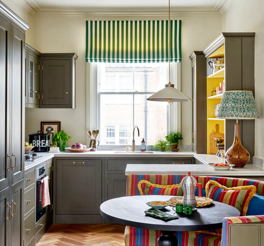 Kitchen Window Roman Shades: Tips & Ideas to Blend Flair & Function