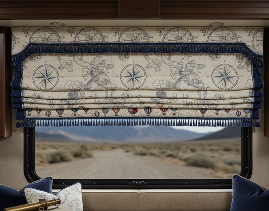 Camper RV Roman Shades: Tips & Ideas to Blend Style with Function