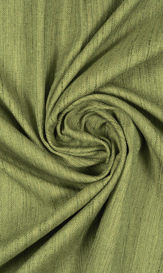 Textured Faux Silk Drapes (Green)