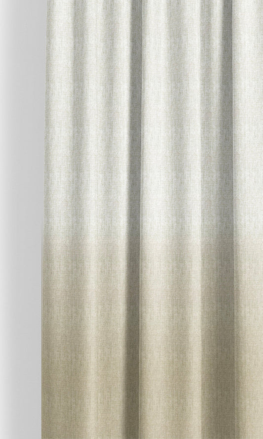 Two-Tone Ombre Roman Shades (Tan Beige/ White)