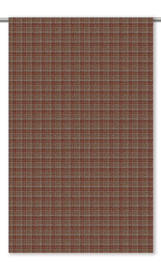 Textured Velvet Home Decor Fabric By the Yard (Chestnut Brown/ Taupe)