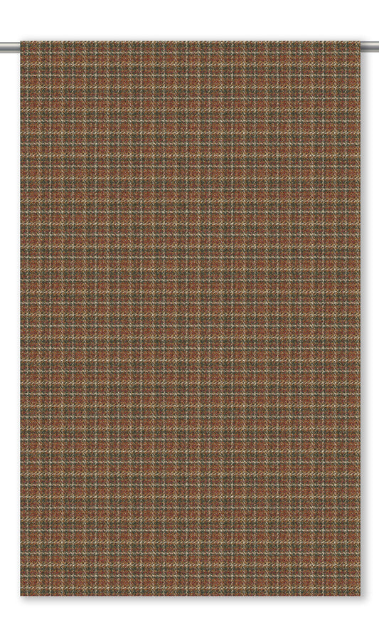 Textured Velvet Window Curtains (Rust Brown/ Golden Beige/ Olive Green)