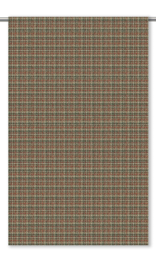 Textured Velvet Window Curtains (Moss Green/ Chestnut Brown/ Beige)