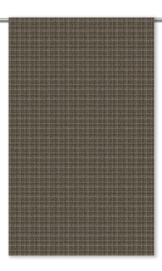 Textured Velvet Roman Shades (Olive Brown/ Moss Gray)