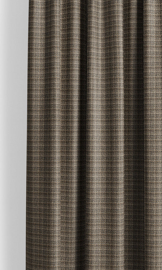 Textured Velvet Drapes (Olive Brown/ Moss Gray)