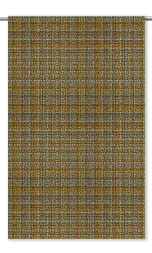 Textured Velvet Window Curtains (Tortilla Brown/ Moss Gray)