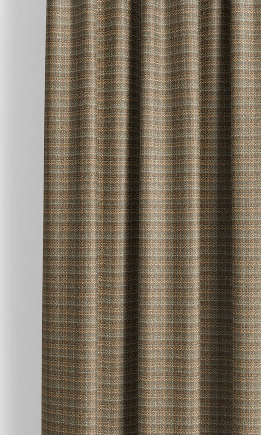 Textured Velvet Home Decor Fabric Sample (Khakhi/ Cocoa Brown/ Olive Green)