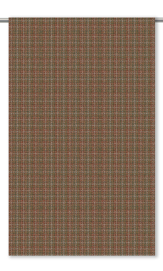 Textured Velvet Drapery (Mossy Brown/ Dusky Rose/ Beige)