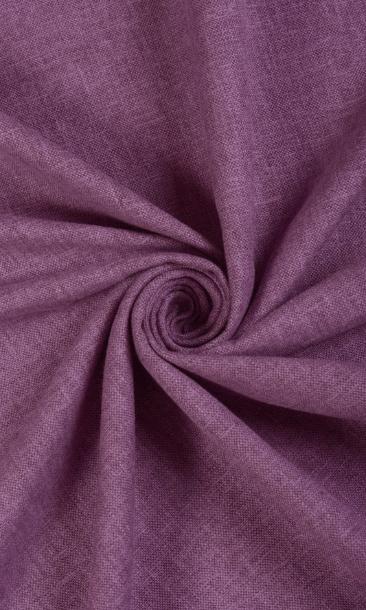 Linen-Blend Roman Shades (Lilac Purple)