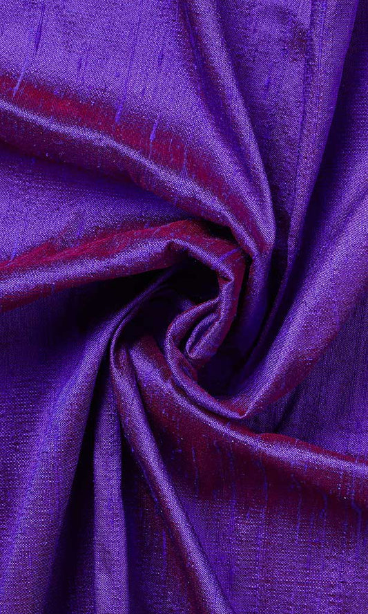 Pure Silk Home Décor Fabric By the Yard (Purple)