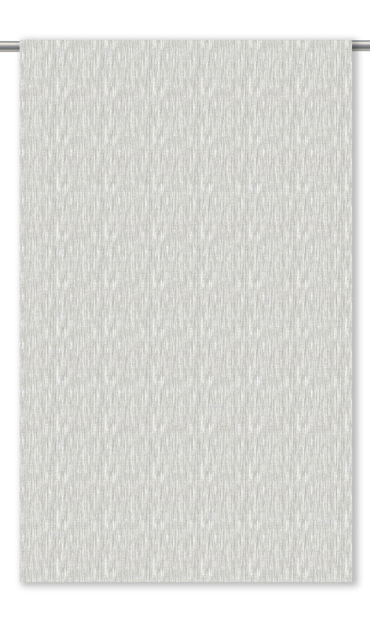 Striated Texture Window Curtains (Light Gray)