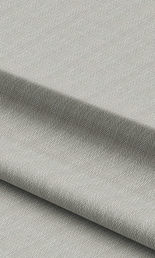 Herringbone Texture Curtains / Drapes / Window Drapery Panels (Warm Gray)