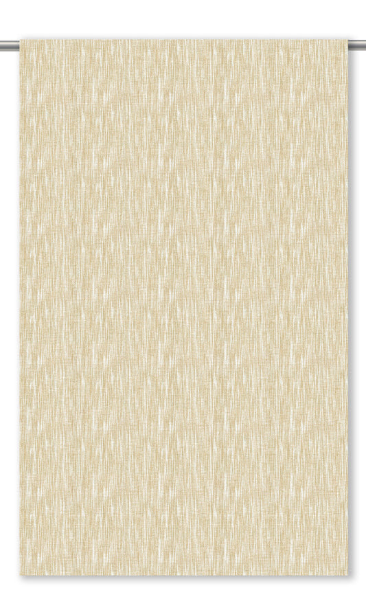Striated Texture Window Curtains (Beige)