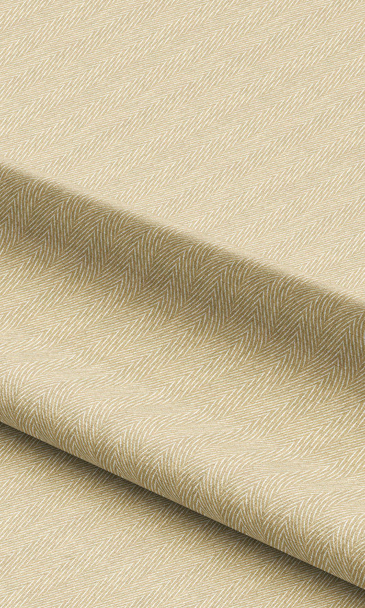 Herringbone Print Roman Blinds & Window Shades (Golden Beige)