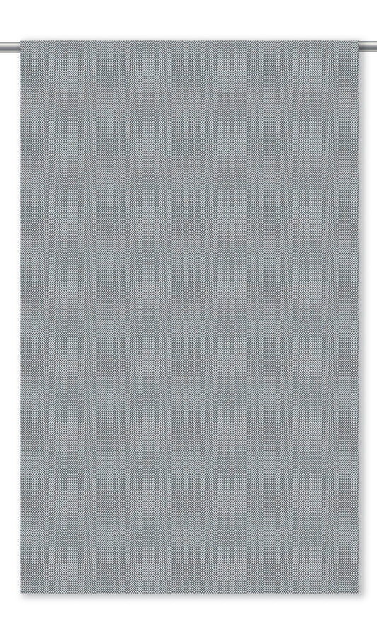 Herringbone Window Blinds (Navy Blue/ White)