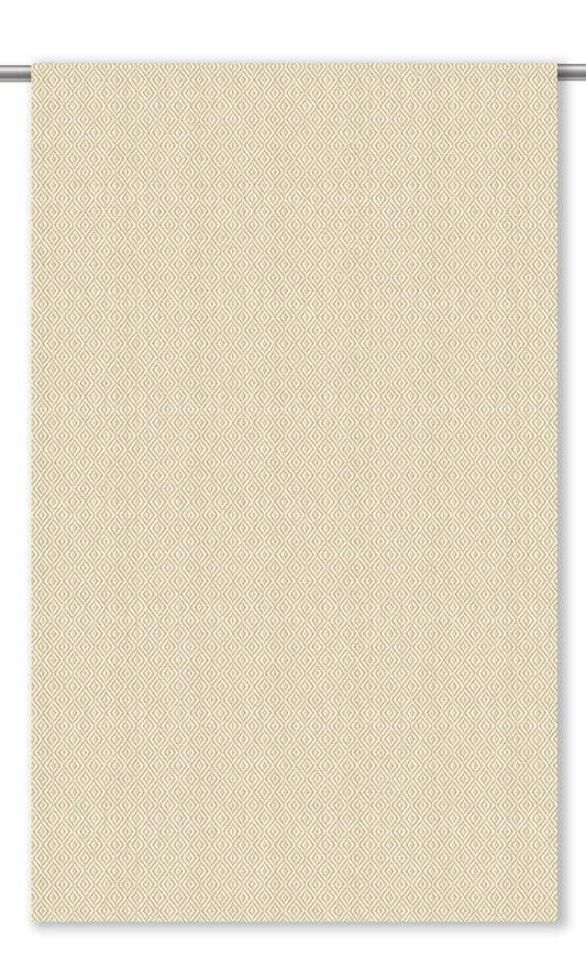 Diamond Check Home Decor Fabric Sample (Sandy Beige)