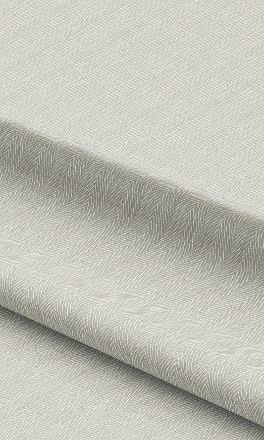 Herringbone Texture Curtains / Drapes / Window Drapery Panels (Pale Gray)