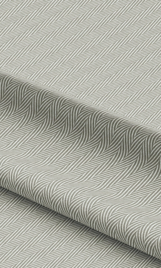 Chevron Print Curtains / Drapes / Window Drapery Panels (Light Gray)