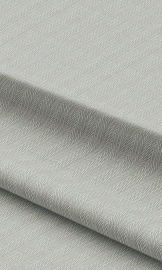 Herringbone Print Curtains / Drapes / Window Drapery Panels (Dove Gray)