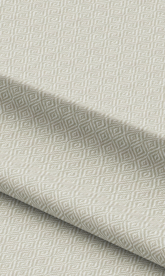 Diamond Check Curtains / Drapes / Window Drapery Panels (Pale Wheat Beige)