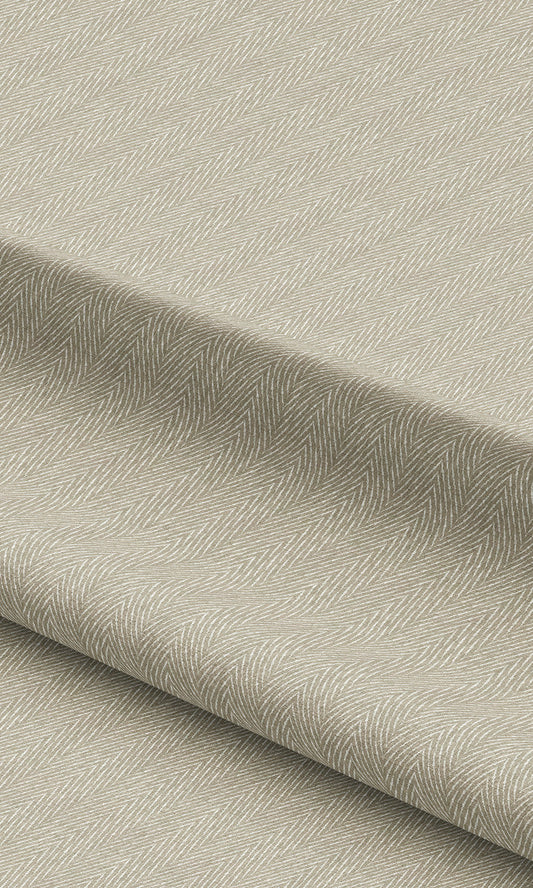 Herringbone Texture Curtains / Drapes / Window Drapery Panels (Dark Greige)