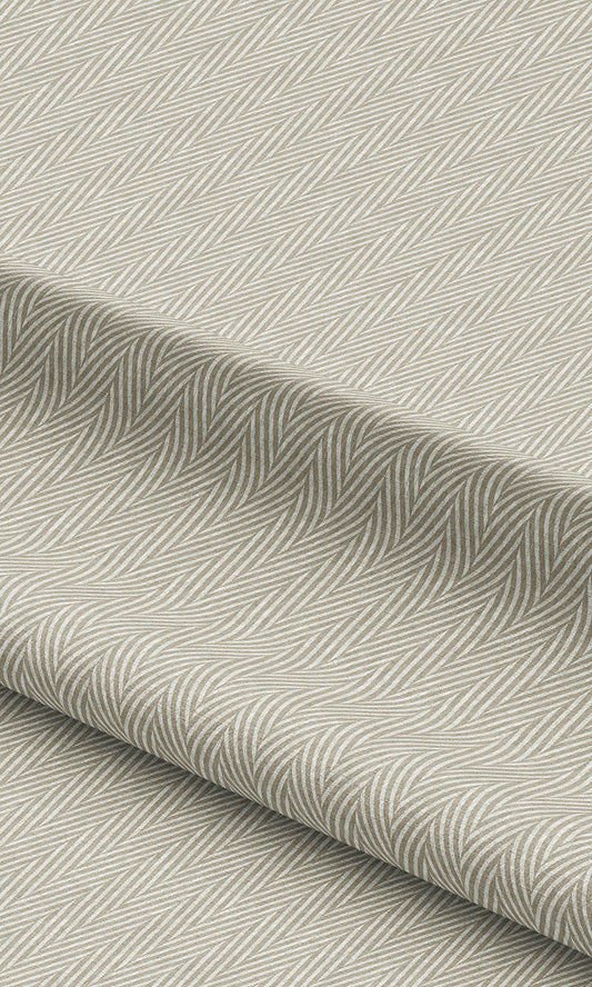 Chevron Print Curtains / Drapes / Window Drapery Panels (Soft Beige)