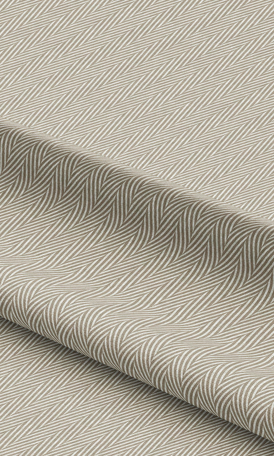 Chevron Print Curtains / Drapes / Window Drapery Panels (Beige)