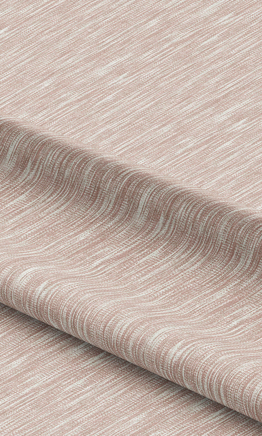 Striated Texture Home Decor Fabric Sample (Dusty Pink)