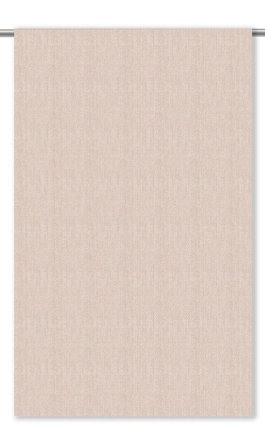 Herringbone Drapery (Blush Pink/ White)