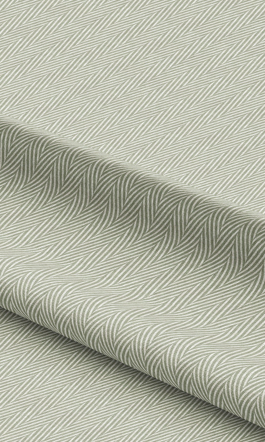 Chevron Print Roman Blinds & Window Shades (Pale Sage Green)