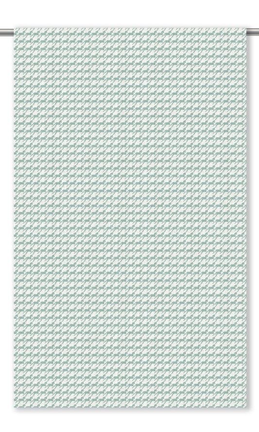 Equestrian Print Shades (Soft Aqua Blue/ White)