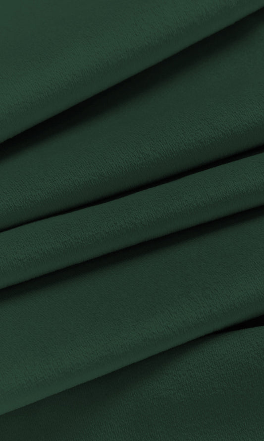Velvet Home Decor Fabric By the Yard (Emerald Green)