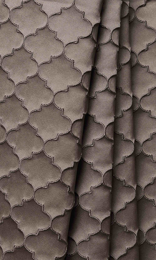 Silk Blend Home Decor Fabric Sample (Coffee Brown)