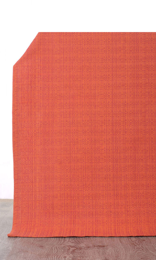 Cotton Roman Shades (Orange Red)