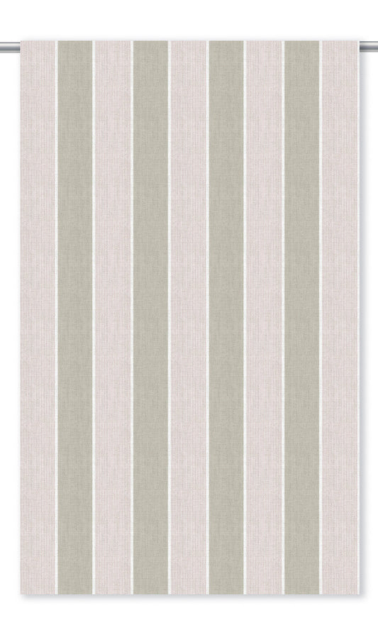 Regency Striped Home Decor Fabric By the Yard (Blush Pink/ Beige)