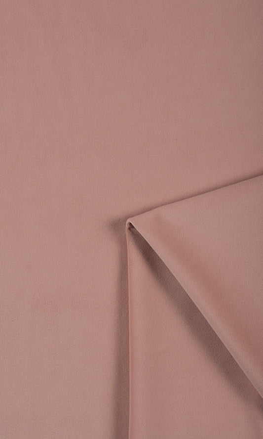 Velvet Home Decor Fabric Sample (Coral Pink)